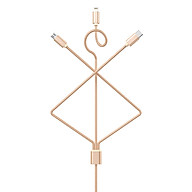 Cáp 3 đầu Hoco X2 3 in 1 - Hàng Chính Hãng