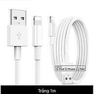 Dây cáp sạc nhanh 1 mét, đầu usb cho phone 13, 12, 11, Xs/max, X, 7 Plus - cáp usb to light