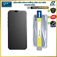 Kính cường lực Gor chống vân tay kèm khung dán cho Samsung Galaxy S25 Ultra_ Hàng Chính Hãng
