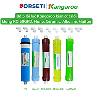 Trọn bộ lõi lọc Kangaroo gồm màng RO và bộ chức năng 5678 dùng cho máy lọc nước Kangaroo model KG108A - Hàng chính hãng