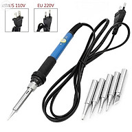 Mỏ Hàn Điều Chỉnh Nhiệt 60W – Đủ Bộ, An Toàn, Chuyên Dụng Cho Thợ Sửa Điện Và Gia Đình