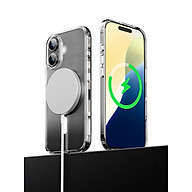 Ốp lưng trong suốt sạc từ tính dành cho iPhone 16 / 16 Plus / 16 Pro / 16 Pro Max - Hàng chính hãng