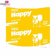 Khăn ướt Coop Happy 20x20 lốc 50 cái-3269076 thumbnail