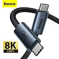 Cáp sạc Baseus Flash Series USB4 Full Featured Data Cable Type-C to Type-C 100w - Hàng Chính Hãng thumbnail