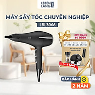 Máy sấy tóc 2 chiều nóng lạnh Lebenlang LBL3066, 2400W, hai đầu sấy cùng công nghệ ion chống xơ rối làm suôn mượt bảo vệ tóc, bảo hành 2 năm - hàng chính hãng