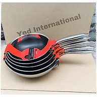 Chảo Chống Dính Inox 304 Cao Cấp Sâu Lòng Công Nghệ BlackCube Thương Hiệu Berndorf Nonstick STainless Steel Fry Wok