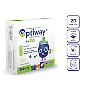 Kẹo nhai Optiway For Kid hỗ trợ tăng cường thị lực, bảo vệ đôi mắt trẻ hộp thumbnail