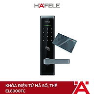 Khóa điện tử Hafele mã số+thẻ EL8000TC/ 912.05.359 - 912.05.359 Xuất xứ Hàn Quốc (Hàng chính hãng)