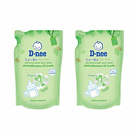 Bộ 2 Gói Nước Rửa Bình Sữa D-nee (550ml x 2)