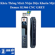 Khóa Thông Minh Nhận Diện Khuôn Mặt Demax SL966 CNC GREY. Hàng Chính Hãng