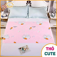 Miếng khăn lót nệm, tấm thảm chống thấm nước tiểu cỡ lớn, trải giường cho em bé, trẻ sơ sinh MySun