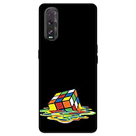 Ốp lưng dành cho Oppo Find X2 mẫu Rubik Màu Nước