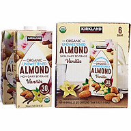 Sữa Hạnh Nhân Kirkland Organic Almond Hương Vani 946 ml thumbnail