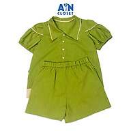 Bộ quần áo ngắn cho mẹ Xanh golf đũi xước - AICDMEI3QI1X - AIN Closet thumbnail