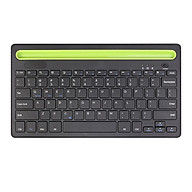 BT 3.0 Keyboard Wireless Rechargeable 78-key Keyboard with Phone Tablet Slot Scissor Switch Auto Sleep Mode, Black thumbnail