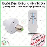 Đuôi Đèn Điều Khiển Từ Xa - Tiện Lợi Khi Sử Dụng Ban Đêm Đi Ngủ Remote Kế Bên - KLM-DDDKTX-E27 (Màu Trắng)
