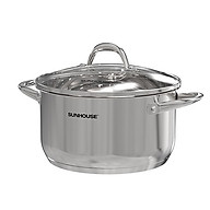 NỒI INOX 3 ĐÁY SUNHOUSE SHG301-28 - Hàng Chính Hãng