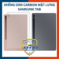 Miếng Dán Sợi Carbon 3D Bảo Vệ Mặt Sau Cho Samsung Galaxy Tab S7, S8, S9 - Hàng Nhập Khẩu