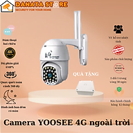 Camera 4G Yoosee 32 led chống nước, xoay 360 độ,quay đêm có màu,thích hợp sử dụng ở vị trí không có wifi - Hàng chính hãng