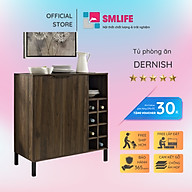 Tủ phòng ăn bằng gỗ nhỏ gọn cho gia đình SMLIFE Dernish