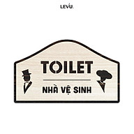 Bảng gỗ dán cửa phòng vệ sinh WC Nam Nữ LEVU TL28S thiết kế sang trọng thumbnail