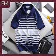 Áo polo nam tay ngắn, sọc trắng ngang ngực, thời trang thanh lịch, chất áo thấm hút mồ hôi - FORMEN SHOP - FMPS156 thumbnail