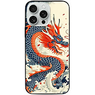 Ốp lưng cho iPhone 14 - iPhone 14 Plus - iPhone 14 Pro - iPhone 14 Pro Max - Rồng Xanh Trên Biển - Hàng Chính Hãng