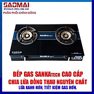 Bếp Gas SANKAtech SKT622 - Bếp ga Điếu đúc Gang, Sen Đồng Thau, 3 vòng lửa thumbnail