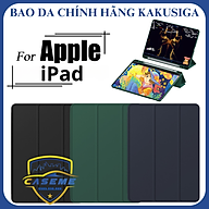 Bao da dành cho iPad Mini 6 Mini 7 KAKUSIGA TPU cao cấp có khay để bút - Hàng Chính Hãng