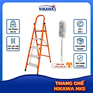 Thang Ghế Nikawa NKS-04 - 4 Bậc - 92cm - Màu Cam