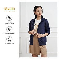 Áo Khoác Nữ N&MCLUB chống nắng màu xanh tím than mã 2103050 thumbnail