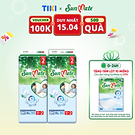 Combo 2 Tã dán người lớn SunMate XA2 mới size XL-18+2 miếng