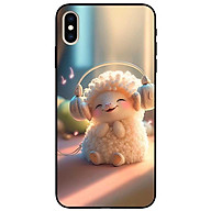 Ốp lưng cho IPhone X - Xs - Xs Max - Xr - 11 - 11 Pro Max - Cừu Cười - Hàng Chính Hãng