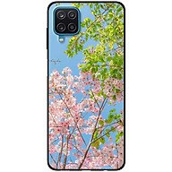 Ốp lưng cho Samsung A12 - A22 4G - Samsung F12 - M12 - Đào Hồng Xanh - Hàng Chính Hãng