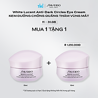 [Mua 1 tặng 1] Kem dưỡng mắt Shiseido White Lucent Anti-Dark Circles Eye Cream 15ml thumbnail