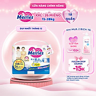 Tã/bỉm quần Merries size XXL - 26 miếng (dành cho bé từ 15 - 28kg)