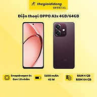 Điện thoại OPPO A3x 4GB/64GB - Hàng Chính Hãng