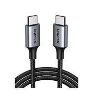 Cáp sạc USB Type-C to Type-C Ugreen 50150 hỗ trợ sạc nhanh 60W, truyền dữ liệu 480Mbps - Hàng Chính Hãng