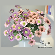 Hoa giấy handmade trang trí, Hoa Cúc Daisy nhiều màu, Maypaperflower thumbnail