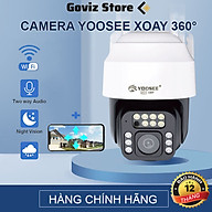 Camera Wifi Yoosee 5.0 Mpx Full HD, Dòng Ngoài Trời Xoay 360°,C12 Xem Đêm Có Màu-Đàm Thoại 2 Chiều-Phát Hiện Chuyển Động Chống Trộm-Hàng Nhập Khẩu