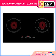 Bếp Âm Hồng Ngoại Đôi Elica H7 – EVCH7520BL (70cm - 3400W) - Hàng Chính Hãng