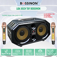 Loa kéo hát karaoke xách tay thương hiệu Bossinon N2292K- công suất 600W- Hàng chính Hãng