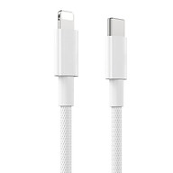 Cáp sạc nhanh PD20W chân Type-C sang iphone, ipad dây dù chống đứt truyền dữ liệu nhanh cho iPhone dài 1M OLAPLE - Hàng chính hãng