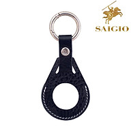 Bao Da Cao Cấp Dành Cho Apple AirTag, Chất Liệu Da Bò Thật 100%, AirTag Case Chống Sốc-Chống Bám Bụi-Chống Bám Vân Tay-Chống Xước - Hàng Chính Hãng SAIGIO