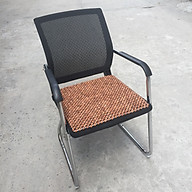 Lót ghế văn phòng hạt gỗ Hương - Kích thước 45cm x 45cm ( hình thật ) thumbnail