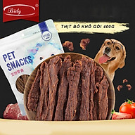 Thức ăn cho chó Bidy Pet Snack thịt bò sấy khô tăng cường dưỡng chất -400g thumbnail
