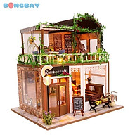 Mô Hình Nhà Búp Bê DIY - Quán Cafe Rainbow M906 Nhập Khẩu Chính Ngạch thumbnail