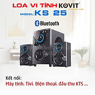 Loa vi tính KOVIT KS-25 - Có Bluetooth - Hàng chính hãng thumbnail