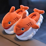 Dép Bông, Dép Lông Cho Bé Hình Cá Mập, Dép Mùa Đông DP89