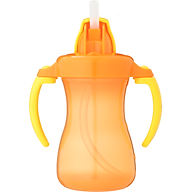 Bình uống nước tay cầm có ống hút Pigeon 150ml